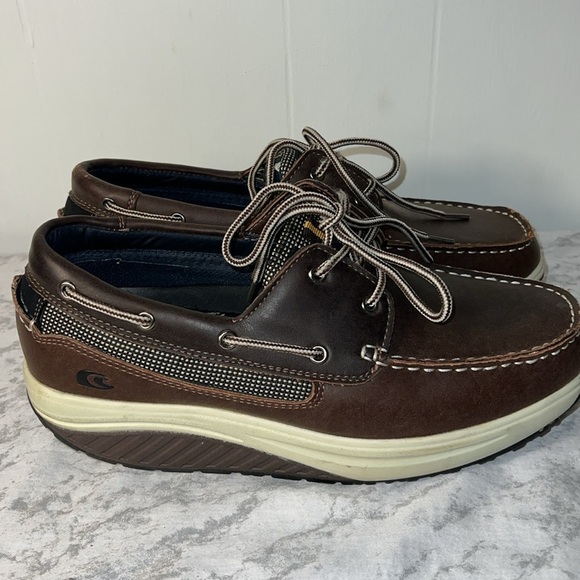 Men’s Island Surf Boat Sailor Shoes Brown 9M - Picture 5 of 9